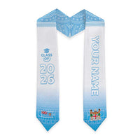 Custom Fiji Graduation Stole Fijian Tapa Pattern