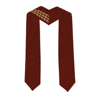 Custom Hawaii Castle High School Graduation Stole Kakau Pattern