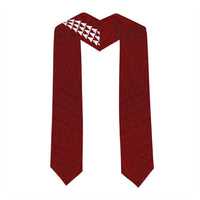 Custom Hawaii Farrington High School Graduation Stole Kakau Pattern