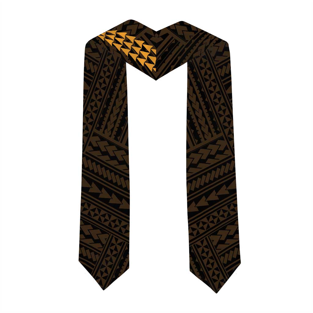 Custom Hawaii James Campbell High School Graduation Stole Kakau Pattern