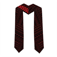 Custom Hawaii Kalani High School Graduation Stole Kakau Pattern