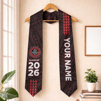 Custom Hawaii Lahainaluna High School Graduation Stole Kakau Pattern