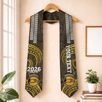 Custom Hawaii Nanakuli High and Intermediate School Graduation Stole Class Of Year Polynesian Kakau Pattern