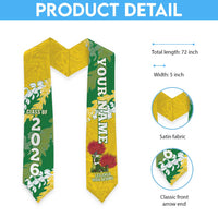 Custom Leilehua High School Graduation Stole Class Of Year Puakenikeni Lei Hawaiian Pattern
