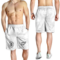 Custom New Zealand Football Shorts for Men The Whites-Sporty T90 Style LT03 - Polynesian Pride