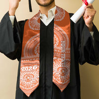 Custom Tailulu Tonga College Graduation Stole Class Of Year Tongan Ngatu Pattern