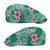 Cyan Hawaii Hibiscus Tropical Flowers Motifs Jeff Hat - Polynesian Pride