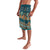 Dark Cyan Blue Batik Papua-inspired Pattern Lavalava - Polynesian Pride