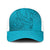 Dark Cyan Gradient Polynesia Baseball Net Cap Hawaiian Tribal Hammerhead Shark Tattoo - Polynesian Pride