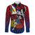 Filipinos Lapu-lapu Hero Family Matching Tank Maxi Dress and Hawaiian Shirt Philippines Flag and Sun DT02 Dad's Shirt - Long Sleeve Art - Polynesian Pride
