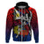 Filipinos Lapu-lapu Hero Hoodie Philippines Flag and Sun DT02 Zip Hoodie Art - Polynesian Pride