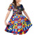 Pinoy Philippines Family Matching Mermaid Dress and Hawaiian Shirt Filipino Tattoo Art Style DT02 Daughter's Dress Art - Polynesian Pride