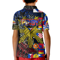 Pinoy Philippines Kid Polo Shirt Filipino Tattoo Art Style DT02 - Polynesian Pride
