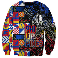 Pinoy Philippines Sweatshirt Filipino Tattoo Art Style DT02 Unisex Art - Polynesian Pride