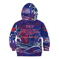 Father's Day Samoa Kid Hoodie Special Dad Polynesia Paradise