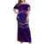 Father's Day American Samoa Family Matching Off Shoulder Maxi Dress and Hawaiian Shirt Special Dad Polynesia Paradise