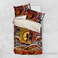 Father's Day Tonga Bedding Set Special Dad Polynesia Paradise