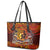 Father's Day Tonga Leather Tote Bag Special Dad Polynesia Paradise