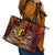 Father's Day Tonga Leather Tote Bag Special Dad Polynesia Paradise