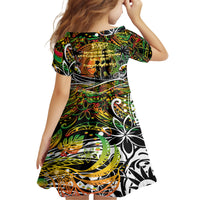 Father's Day Vanuatu Family Matching Long Sleeve Bodycon Dress and Hawaiian Shirt Special Dad Polynesia Paradise DT02 - Polynesian Pride