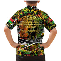 Father's Day Vanuatu Family Matching Mermaid Dress and Hawaiian Shirt Special Dad Polynesia Paradise