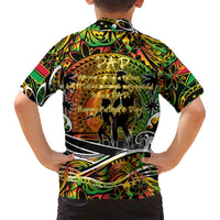 Father's Day Vanuatu Family Matching Short Sleeve Bodycon Dress and Hawaiian Shirt Special Dad Polynesia Paradise DT02 - Polynesian Pride
