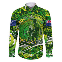Father's Day Cook Islands Family Matching Puletasi and Hawaiian Shirt Special Dad Polynesia Paradise