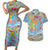 Father's Day Fiji Couples Matching Short Sleeve Bodycon Dress and Hawaiian Shirt Special Dad Polynesia Paradise