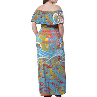 Father's Day Fiji Family Matching Off Shoulder Maxi Dress and Hawaiian Shirt Special Dad Polynesia Paradise DT02 - Polynesian Pride