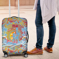Father's Day Fiji Luggage Cover Special Dad Polynesia Paradise