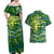 Father's Day Solomon Islands Couples Matching Off Shoulder Maxi Dress and Hawaiian Shirt Special Dad Polynesia Paradise