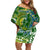 Father's Day Solomon Islands Family Matching Off Shoulder Short Dress and Hawaiian Shirt Special Dad Polynesia Paradise