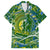 Father's Day Solomon Islands Family Matching Short Sleeve Bodycon Dress and Hawaiian Shirt Special Dad Polynesia Paradise