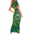 Father's Day Solomon Islands Family Matching Short Sleeve Bodycon Dress and Hawaiian Shirt Special Dad Polynesia Paradise