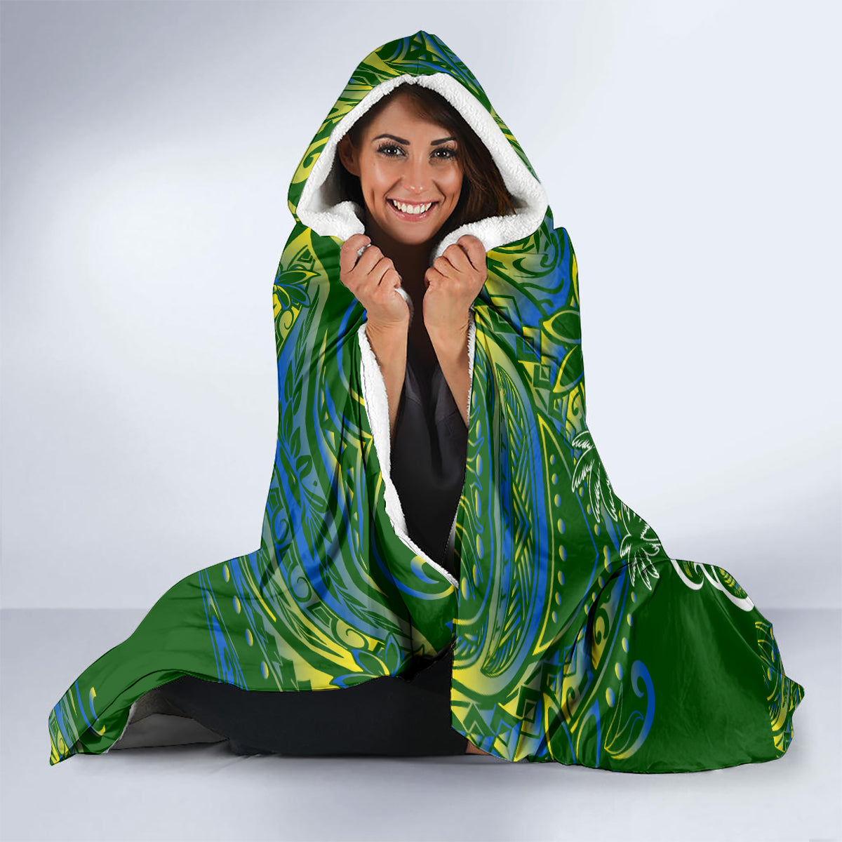 Father's Day Solomon Islands Hooded Blanket Special Dad Polynesia Paradise DT02 - Polynesian Pride