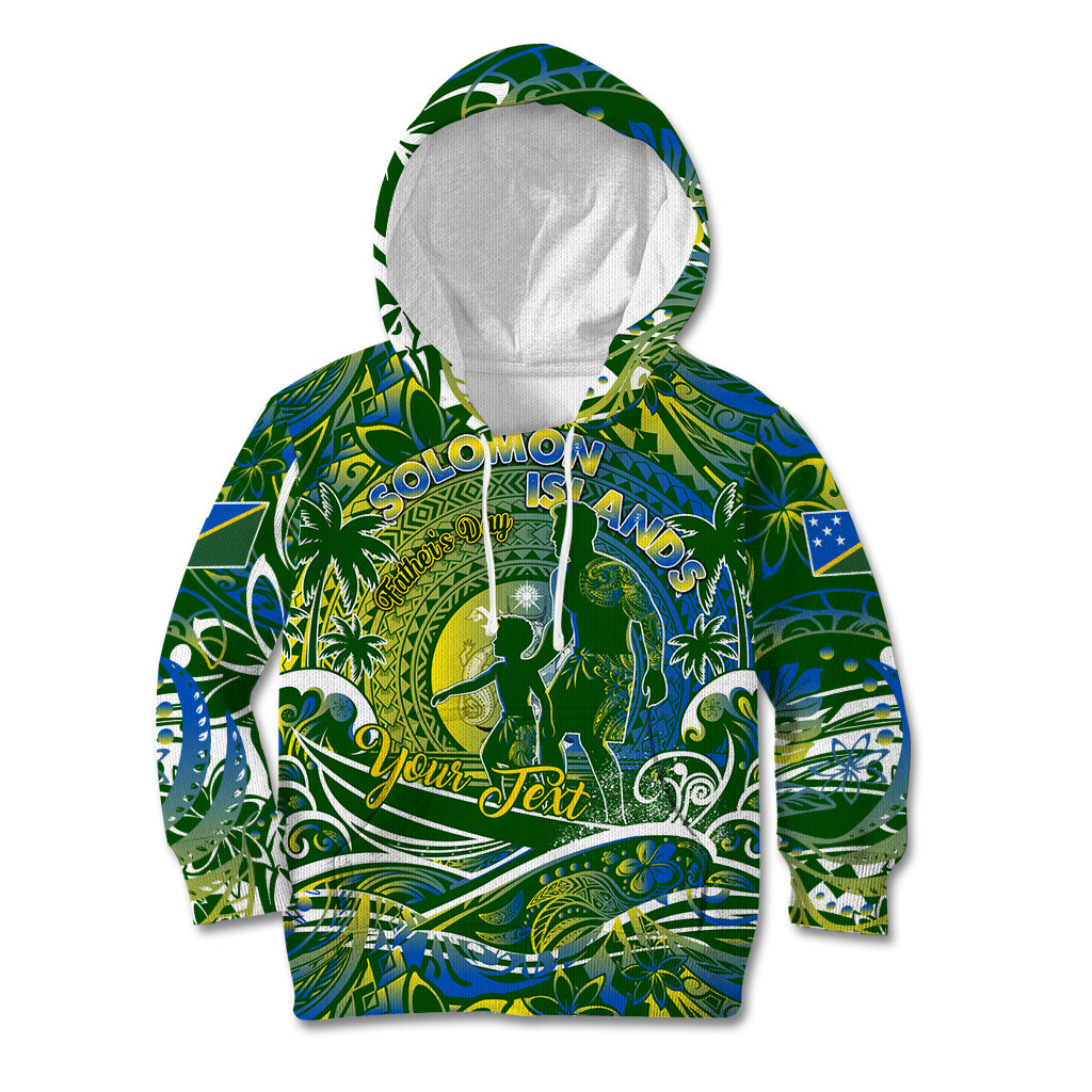 Father's Day Solomon Islands Kid Hoodie Special Dad Polynesia Paradise