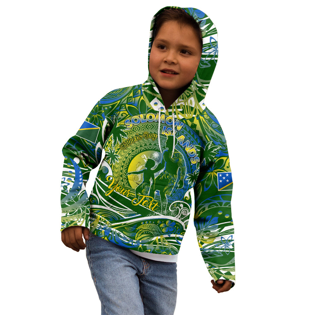 Father's Day Solomon Islands Kid Hoodie Special Dad Polynesia Paradise