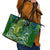 Father's Day Solomon Islands Leather Tote Bag Special Dad Polynesia Paradise