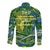Father's Day Solomon Islands Long Sleeve Button Shirt Special Dad Polynesia Paradise