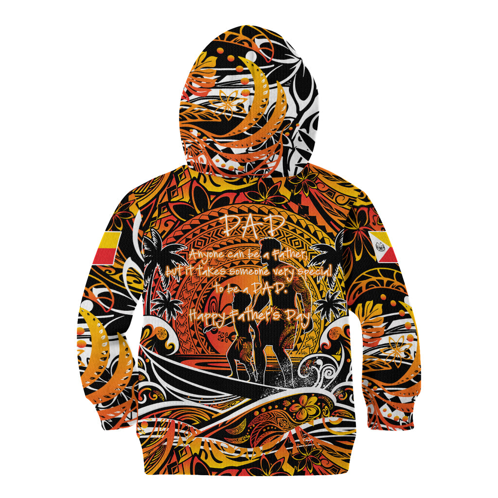 Father's Day Marquesas Islands Kid Hoodie Special Dad Polynesia Paradise