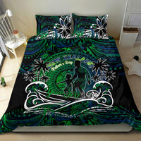 Father's Day New Zealand Bedding Set Special Dad Polynesia Paradise