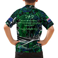 Father's Day New Zealand Family Matching Long Sleeve Bodycon Dress and Hawaiian Shirt Special Dad Polynesia Paradise DT02 - Polynesian Pride