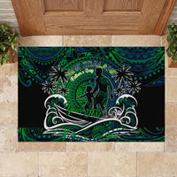 Father's Day New Zealand Rubber Doormat Special Dad Polynesia Paradise