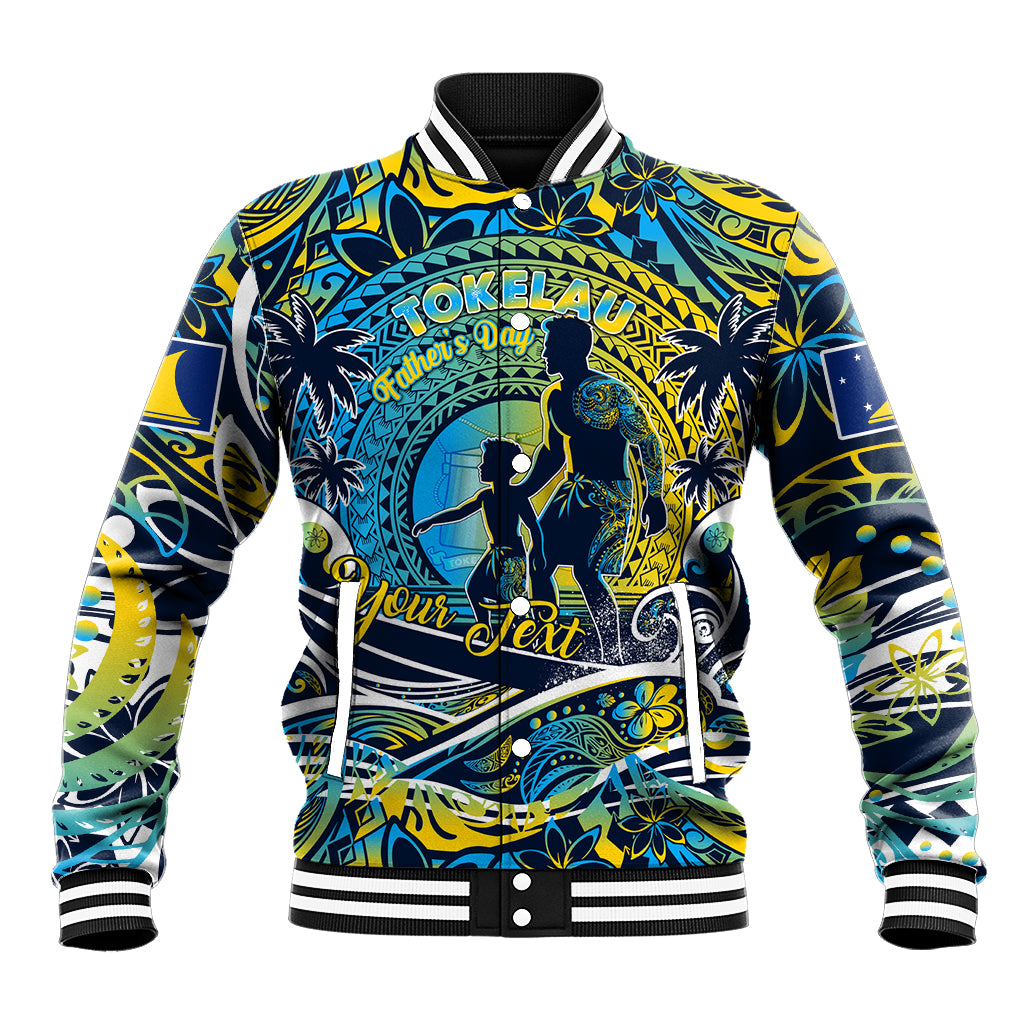 Father's Day Tokelau Baseball Jacket Special Dad Polynesia Paradise
