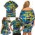 Father's Day Tokelau Family Matching Off Shoulder Short Dress and Hawaiian Shirt Special Dad Polynesia Paradise
