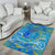 Father's Day Tuvalu Area Rug Special Dad Polynesia Paradise