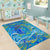 Father's Day Tuvalu Area Rug Special Dad Polynesia Paradise