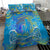 Father's Day Tuvalu Bedding Set Special Dad Polynesia Paradise