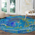 Father's Day Tuvalu Round Carpet Special Dad Polynesia Paradise