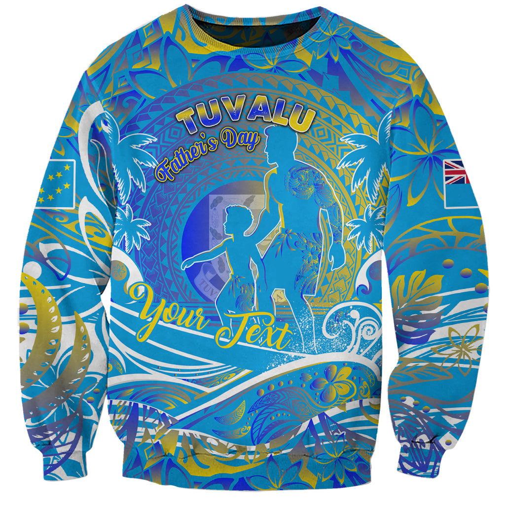 Father's Day Tuvalu Sweatshirt Special Dad Polynesia Paradise